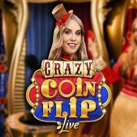 Crazy Coin Flip by Evolution, showcased at wonaco-hu.com – game logo