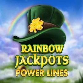 Official Jackpots logo: Rainbow Jackpots Power Lines by Red Tiger Gaming at Wonaco Casino